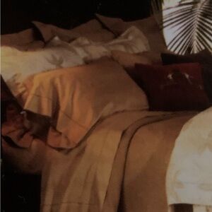 Tommy Bahama Paradise Palm Standard Sham Sauterne Gold NIP